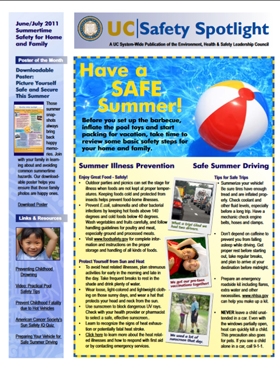 June 2011 - Summer Safety